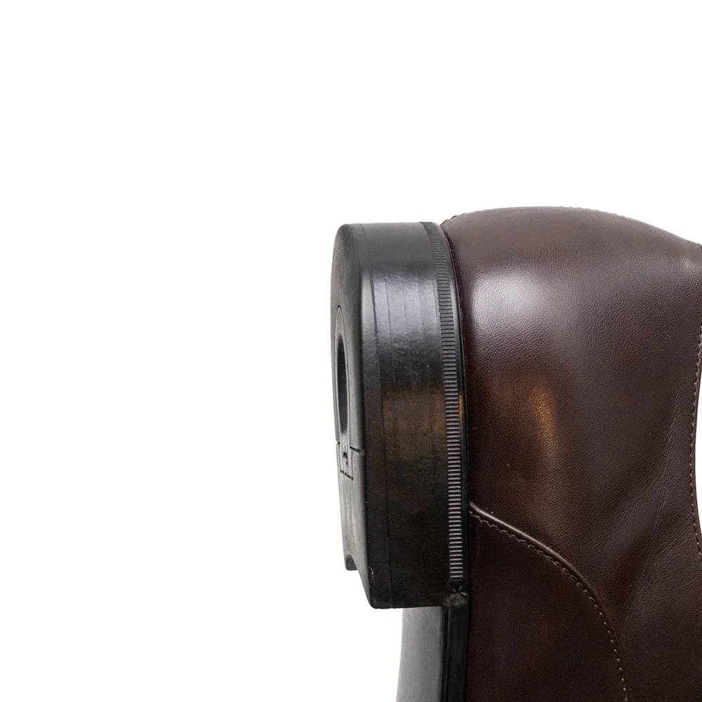 Salvatore Ferragamo Mens Brown Leather Cap Toe Oxford Dress Shoes 58591 Size 11D